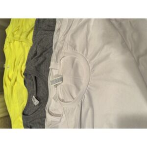 24PC Jerzees Adult Tees Lot Light Gray/White/Neon Yellow Sz M/L/XL/S NWOT